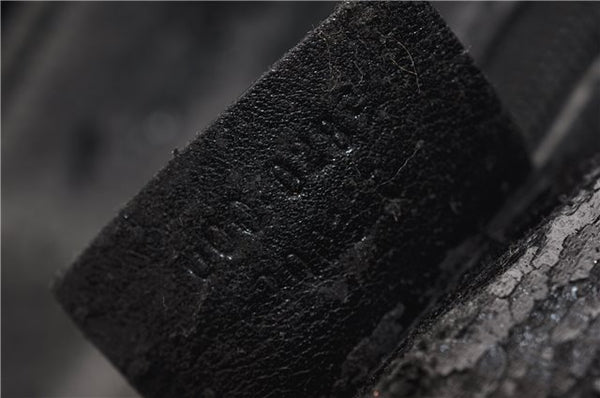 Authentic GUCCI Bamboo 2way Shoulder Hand Bag Leather 0000289 Black Junk 0973G