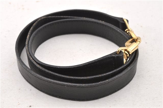 Authentic GUCCI Bamboo 2way Shoulder Hand Bag Leather 0000289 Black Junk 0973G