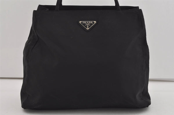 Authentic PRADA Vintage TESSUTO CITY Nylon Hand Bag B3864 Black 0974I