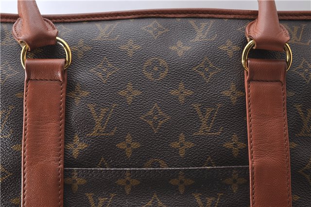 Auth Louis Vuitton Monogram Sac Weekend PM Vintage Tote Hand Bag M42425 LV 0976D