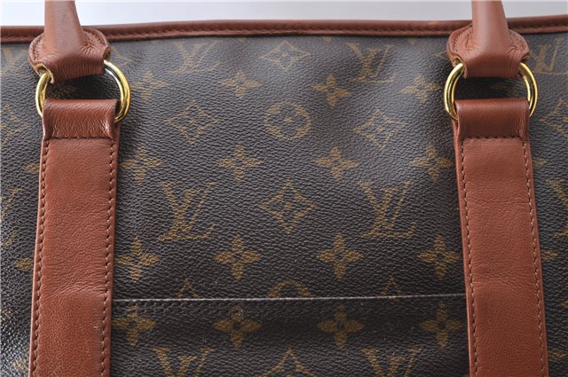 Auth Louis Vuitton Monogram Sac Weekend PM Vintage Tote Hand Bag M42425 LV 0976D