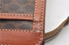 Authentic CELINE Macadam Blason Pattern Clutch Hand Bag PVC Leather Brown 0976G