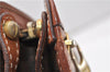 Authentic CELINE Macadam Blason Pattern Clutch Hand Bag PVC Leather Brown 0976G