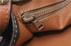 Authentic CELINE Macadam Blason Pattern Clutch Hand Bag PVC Leather Brown 0976G