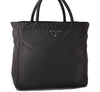 Authentic PRADA Nylon Tote Hand Bag Purse Brown 0977D