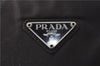 Authentic PRADA Nylon Tote Hand Bag Purse Brown 0977D