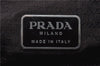 Authentic PRADA Nylon Tote Hand Bag Purse Brown 0977D