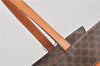 Authentic CELINE Macadam Blason Shoulder Tote Bag PVC Leather Brown 0977G