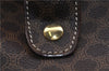 Authentic CELINE Macadam Blason Shoulder Tote Bag PVC Leather Brown 0977G