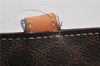 Authentic CELINE Macadam Blason Shoulder Tote Bag PVC Leather Brown 0977G