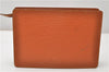 Authentic Louis Vuitton Epi Pochette Homme Clutch Hand Bag Brown M52528 LV 0978G