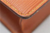 Authentic Louis Vuitton Epi Pochette Homme Clutch Hand Bag Brown M52528 LV 0978G