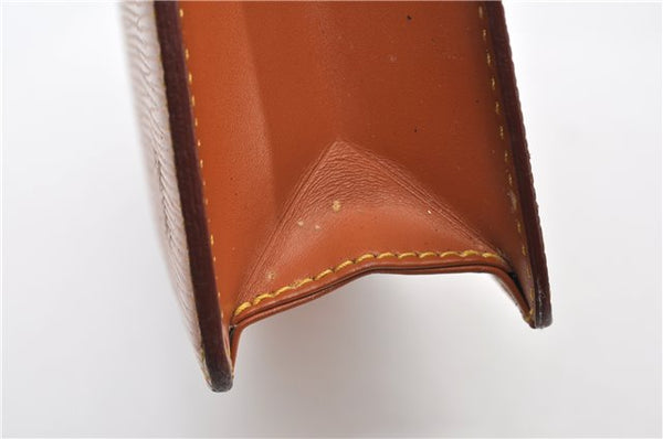 Authentic Louis Vuitton Epi Pochette Homme Clutch Hand Bag Brown M52528 LV 0978G