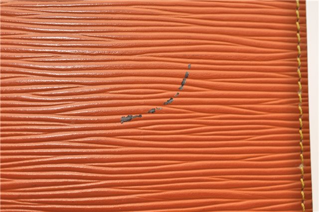 Authentic Louis Vuitton Epi Pochette Homme Clutch Hand Bag Brown M52528 LV 0978G