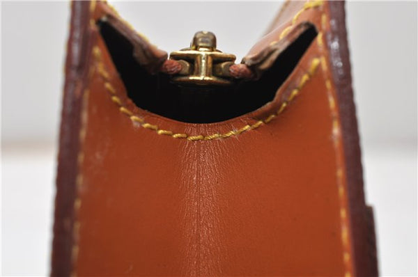 Authentic Louis Vuitton Epi Pochette Homme Clutch Hand Bag Brown M52528 LV 0978G