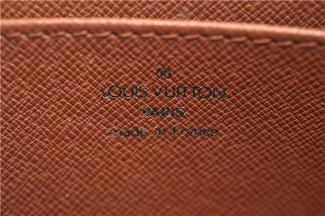 Authentic Louis Vuitton Epi Pochette Homme Clutch Hand Bag Brown M52528 LV 0978G