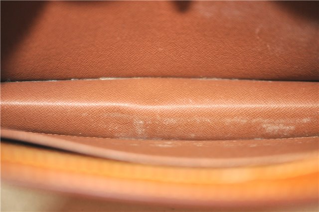 Authentic Louis Vuitton Epi Pochette Homme Clutch Hand Bag Brown M52528 LV 0978G