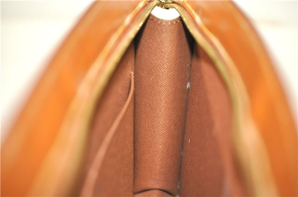 Authentic Louis Vuitton Epi Pochette Homme Clutch Hand Bag Brown M52528 LV 0978G