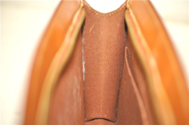 Authentic Louis Vuitton Epi Pochette Homme Clutch Hand Bag Brown M52528 LV 0978G