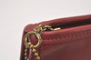 Authentic OLD COACH Vintage Pouch Purse Leather Red 0978I