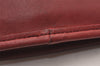 Authentic OLD COACH Vintage Pouch Purse Leather Red 0978I