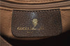 Auth GUCCI Web Sherry Line Shoulder Cross Body Bag GG PVC Leather Brown 0979D