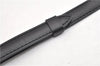 Authentic Louis Vuitton Leather Shoulder Strap Black 40.6-47.2" LV 0981G