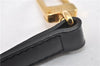 Authentic Louis Vuitton Leather Shoulder Strap Black 40.6-47.2" LV 0981G