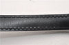 Authentic Louis Vuitton Leather Shoulder Strap Black 40.6-47.2" LV 0981G