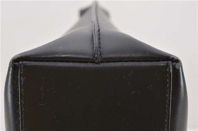 Authentic GUCCI Vintage Shoulder Tote Bag Leather 0013017 Black 0982D