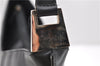 Authentic GUCCI Vintage Shoulder Tote Bag Leather 0013017 Black 0982D