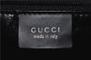 Authentic GUCCI Vintage Shoulder Tote Bag Leather 0013017 Black 0982D