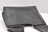 Authentic GUCCI Vintage Shoulder Hand Bag Purse Enamel Black 0982G