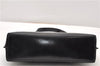 Authentic GUCCI Vintage Shoulder Hand Bag Purse Enamel Black 0982G