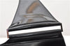 Authentic GUCCI Vintage Shoulder Hand Bag Purse Enamel Black 0982G