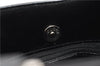 Authentic GUCCI Vintage Shoulder Hand Bag Purse Enamel Black 0982G