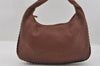 Authentic BOTTEGA VENETA Vintage Leather Shoulder Hand Bag Brown 0982I