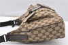 Authentic GUCCI Shoulder Cross Body Bag GG Canvas Leather 131211 Brown 0983G