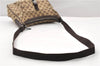Authentic GUCCI Shoulder Cross Body Bag GG Canvas Leather 131211 Brown 0983G