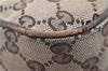 Authentic GUCCI Shoulder Cross Body Bag GG Canvas Leather 131211 Brown 0983G