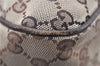 Authentic GUCCI Shoulder Cross Body Bag GG Canvas Leather 131211 Brown 0983G