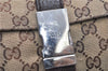 Authentic GUCCI Shoulder Cross Body Bag GG Canvas Leather 131211 Brown 0983G