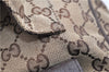Authentic GUCCI Shoulder Cross Body Bag GG Canvas Leather 131211 Brown 0983G