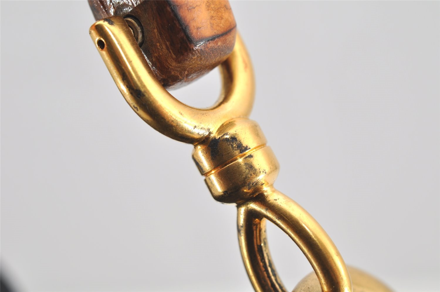 Authentic GUCCI Bamboo Shoulder Hand Bag Purse Suede Leather Navy Blue 0983I