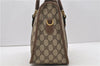 Auth GUCCI Web Sherry Line 2Way Shoulder Hand Bag GG PVC Leather Brown 0984D