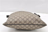 Authentic GUCCI Vintage Shoulder Cross Body Bag Purse GG PVC Leather Brown 0984G