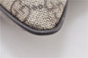 Authentic GUCCI Vintage Shoulder Cross Body Bag Purse GG PVC Leather Brown 0984G