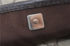 Authentic GUCCI Vintage Shoulder Cross Body Bag Purse GG PVC Leather Brown 0984G