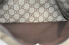Authentic GUCCI Vintage Shoulder Cross Body Bag Purse GG PVC Leather Brown 0984G