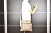 Authentic GUCCI Vintage Shoulder Cross Body Bag Purse GG PVC Leather Brown 0984G